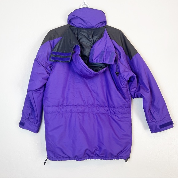 ✖️SOLD✖️•HELLY HANSEN• Purple/Black Parka Winter Coat Unisex - Picture 2 of 15